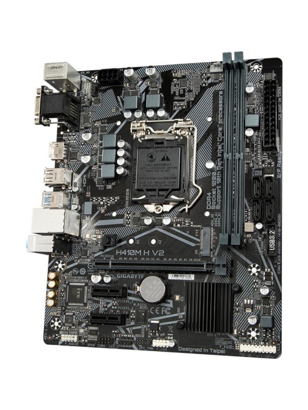Placa de baza GIGABYTE H410M H V2, LGA 1200, MATX, DDR4, noua