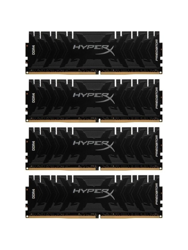 Memorie HyperX Predator Black 64GB DDR4 3000MHz CL15 Quad Channel Kit, Refurbished