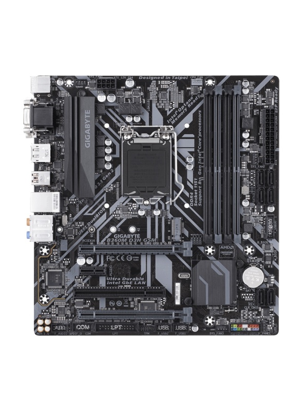 Placa de baza GIGABYTE B360M D3H GSM socket 1151 V2, M2 SATA/NVME