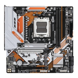 B850M FORCE, AM5, DDR5, mATX, Alb/Portocaliu