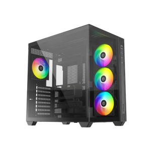 Carcasa panoramica ID-Cooling View 510 aRGB neagra