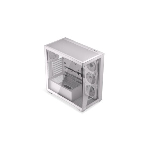 Exo, MiddleTower, ATX, cu 4 ventilatoare incluse 120 mm RGB, Alb - Img 3