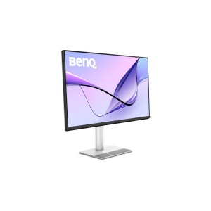 MA320UP, IPS, 31.5", UHD, 3840x2160, HDMI, DisplayPort, 90W PD, Pivot, Boxe, 5 ms, Nano Gloss pentru MacBook, Argintiu - Img 3