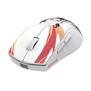 Mouse gaming wireless bluetooth si cu fir Redragon K1ng Max Anime alb - Img 4