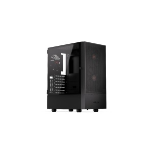 Nadir, MiddleTower, ATX, cu 3 ventilatoare incluse, Negru