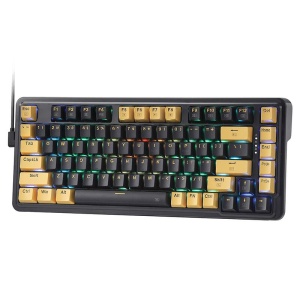 Tastatura gaming mecanica Redragon Elf PBT neagra iluminare RGB switch-uri aurii - Img 4