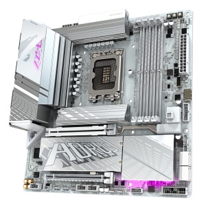 Z890M A ELITE WF7 ICE, LGA1851, DDR5, BT, Wi-Fi, Micro ATX, Alb - Img 2