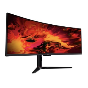 Curved ZeroFrame EI491CR S, VA , 49", UHD, 3840x1080, HDMI, Display Port, 144Hz, 4ms, Negru - Img 2