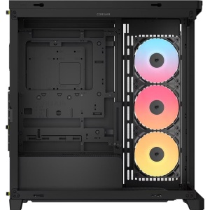 Frame 4500X RS-R ARGB, Mid Tower, cu 3 ventilatoare incluse 120mm RS-R ARGB, Negru - Img 3