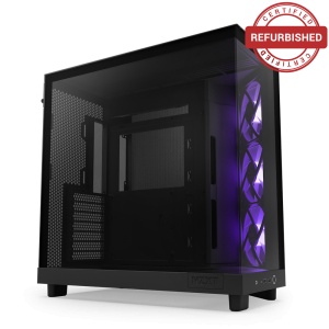 H6 Flow RGB, Compact Dual-chamber, MiddleTower, Negru Resigilat