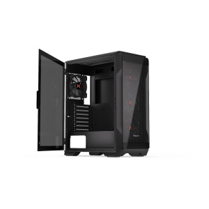 Heko, MiddleTower, ATX, cu 4 ventilatoare incluse 120 mm ARGB, Negru - Img 4