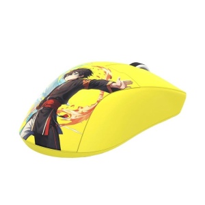 Mouse gaming wireless bluetooth si cu fir Redragon K1ng Max Anime galben - Img 6