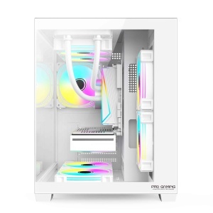 PC Gaming | R5 5600x | RTX 5060 | A520M K | 16GB DDR4 | SSD M.2 512GB | Sursa 450w | Ambra | TS4 240MM Negru - Img 4
