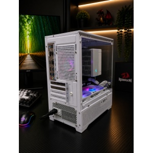 PC Gaming Vanguard | Intel i5-14400F | 16GB DDR5 | B760 | 1TB NVMe (2x512GB) | RTX 5050 8gb | Aura GC9M White - Img 4