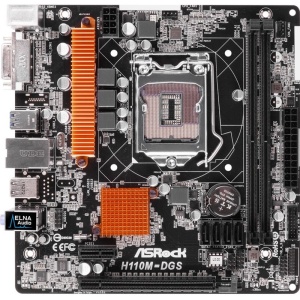 Placa de baza ASRock H110M-DGS, fara I/O shield - Img 1