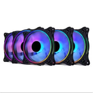 Set 6 Ventilatoare Carcasa 120 x 120 mm Pro Gaming ARGB , controller, telecomanda, - Img 2