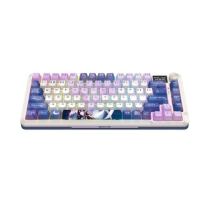 Tastatura gaming mecanica Bluetooth cu si fara fir Redragon Flekact Pro alba Anime iluminare RGB - Img 2