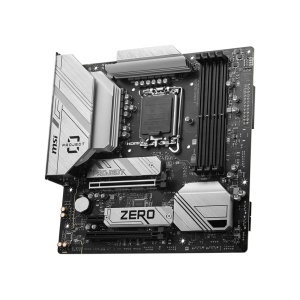 B760M PROJECT ZERO, Socket LGA1700, DDR5, Wi-Fi, BT, Micro ATX, Negru/Alb 911-7E14-007 - Img 2