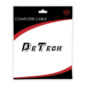 Cablu DeTech, DVI Male - DisplayPort Male, lungime 1.8 metri - Img 3