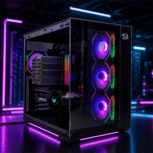 Calculator Gaming Evo V4, AMD Ryzen 7 5700 3.7GHz, B550 AORUS PRO V2, 16GB DDR4, SSD 512GB, HDD 2TB, RTX TUF 3070 8GB GDDR6