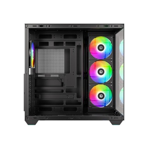 Carcasa panoramica ID-Cooling View 510 aRGB neagra - Img 4