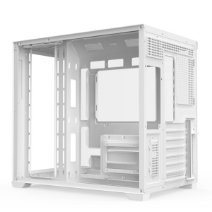 Carcasa Pro Gaming ELITE White, Cube Tower, ATX, fara sursa, 7x ARGB FAN, Controller ARGB - Img 8