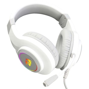 Casti gaming Redragon Hylas iluminare RGB albe - Img 4