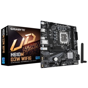 H610M D3W WIFI6, DDR5, LGA1700, mATX, BT, Negru - Img 4