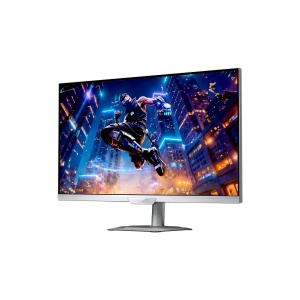 M27UP ICE Gaming, 27", IPS, UHD, 3840 x 2160, HDMI, Display Port, Dual mode 160Hz / 320Hz, Boxe, Pivot, 1ms, Alb - Img 2