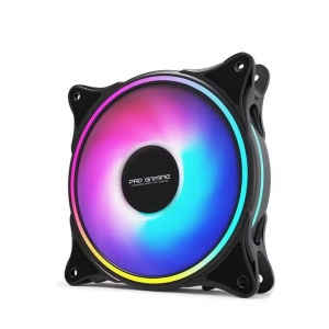 Set 3 Ventilatoare Carcasa 120 x 120 mm Pro Gaming ARGB , controller, telecomanda, - Img 4