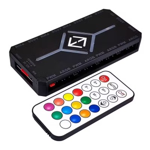 Set 6 Ventilatoare Carcasa 120 x 120 mm Pro Gaming ARGB , controller, telecomanda, - Img 3