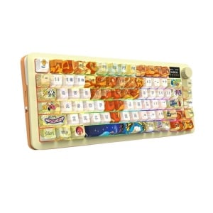 Tastatura gaming mecanica Bluetooth cu si fara fir Redragon Flekact Pro Art Anime iluminare RGB - Img 7