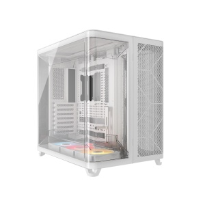 AIR 5400 RS-R ARGB, Triple Chamber, Panoramic Glass, Mid-Tower, Alb