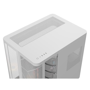 AIR 5400 RS-R ARGB, Triple Chamber, Panoramic Glass, Mid-Tower, Alb - Img 4