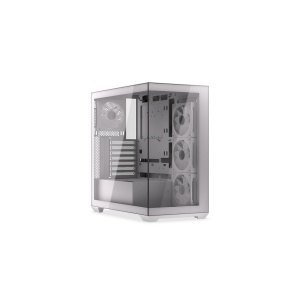 Exo, MiddleTower, ATX, cu 4 ventilatoare incluse 120 mm RGB, Alb - Img 4