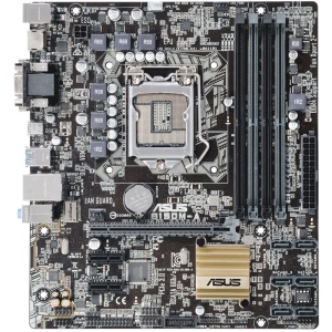 Placa de Baza Refurbished Asus B150M-A fara shield, LGA1151, B150, DDR4, mATX, Garantie 12 luni