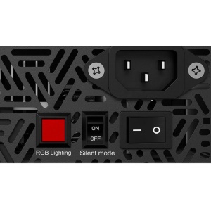 Sursa Gaming Gamdias Kratos E1 RGB 600W, Eficienta 80%, 5x SATA, 2x MOLEX, 2x 6+2 pin, PFC activ - Img 2