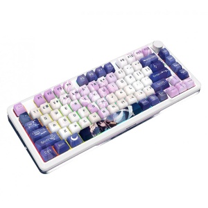 Tastatura gaming mecanica Bluetooth cu si fara fir Redragon Cyrus Pro Anime alba iluminare RGB - Img 4
