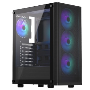 Ventum 200 ARGB, Mid-Tower, ATX, Negru