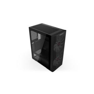 Vortex, MiddleTower, ATX, cu 2 ventilatoare incluse 120 mm RGB, Negru - Img 3