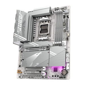 X870E AORUS ELITE WIFI7 ICE, AM5, DDR5, Wi-Fi, BT, ATX, Alb - Img 2