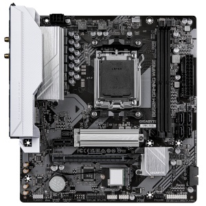 B650M GAMING WIFI6E, Socket AM5, DDR5, BT, Micro ATX, Negru/Alb