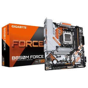B850M FORCE, AM5, DDR5, mATX, Alb/Portocaliu - Img 3