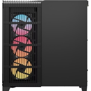 Frame 4500X RS-R ARGB, Mid Tower, cu 3 ventilatoare incluse 120mm RS-R ARGB, Negru - Img 4