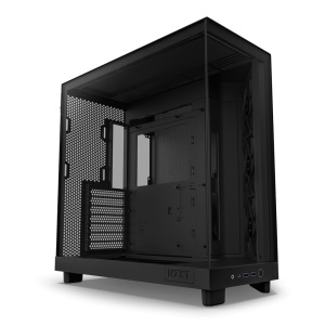H6 Flow, Compact Dual-chamber, MiddleTower, Negru