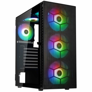 Observatory HF Mesh ARGB, Mid-Tower, Negru, PGW-CH-KOL-110