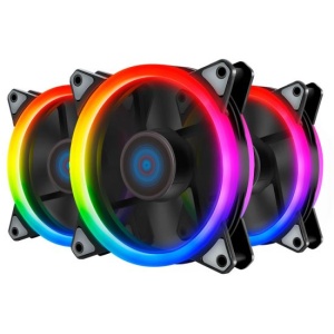 Set 3 ventilatoare Inaza Specter Pro aRGB