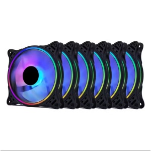 Set 6 Ventilatoare Carcasa 120 x 120 mm Pro Gaming ARGB , controller, telecomanda, - Img 5