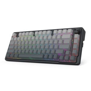 Tastatura gaming mecanica Bluetooth cu si fara fir Redragon Ucal Pro neagra cu gri degrade iluminare RGB - Img 4