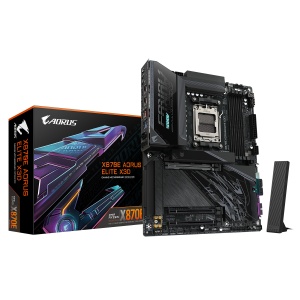 X870E AORUS ELITE X3D,AM5, DDR5, BT, WIFI 7,ATX, Negru - Img 3